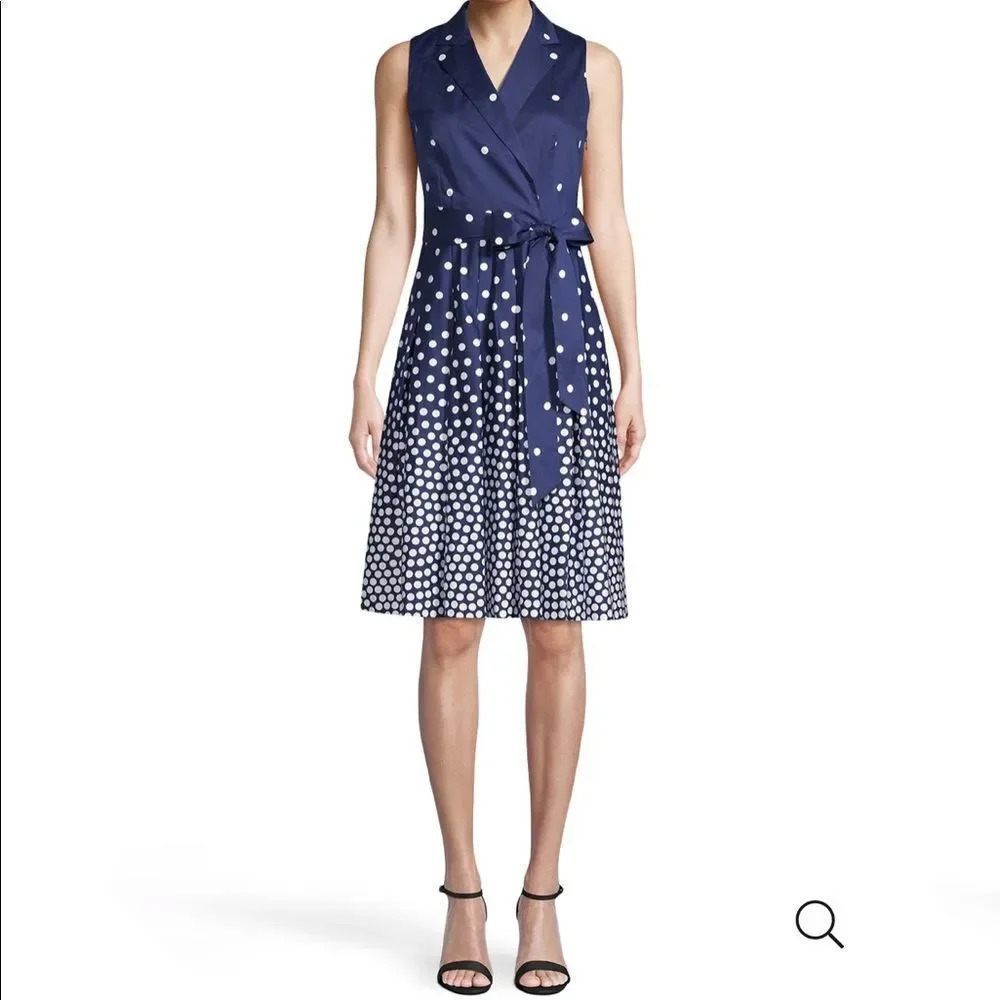 Anne Klein polka dot dress - Picture 12 of 13